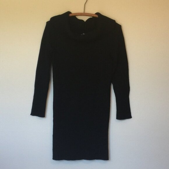BCBG Max Azria Wool Long Sleeve Cowl Neck Dress S - Picture 8 of 8